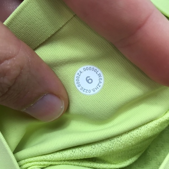 Lululemon Time To Sweat Crop 23" Lemon Vibe - Picture 7 of 7